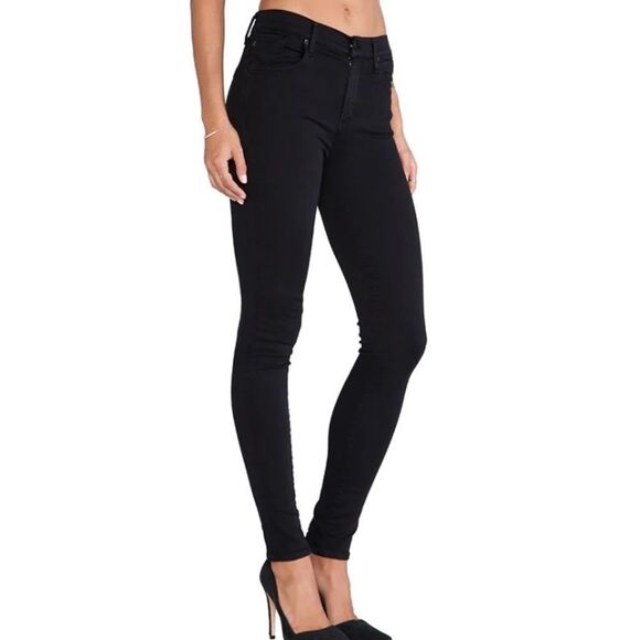 🔥5 for $25 sale🔥 AGOLDE Sophie Skinny in Luxe black - Picture 2 of 13